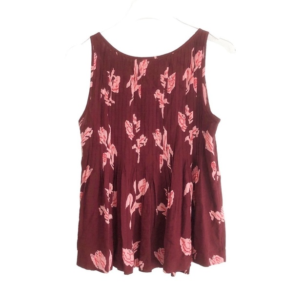Maeve Anthropologie Diana Floral Swing Tank  Top Size 0 - Picture 8 of 11
